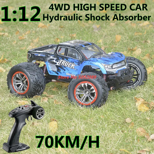70km/h High Speed RC Racing Car 1/12 Competition Cars Adults High Speed Off Rear Big Racing Buggy Rc Car Hydraulic Shock Absorbe