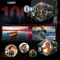 CUBOT KingKong AX Rugged Unlocked-Android14/MTK G99/24G RAM+256G ROM Dual SIM/6.58"&1.32"DualScreen/100MP/IP68 IP69K/33W/GPS/NFC