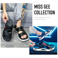 Summer Eva Sandals for Men Fashion Slippers Indoor Lightweight Soft Anti-slip Flats Men's Sandals Outdoor Beach Open-toe Sandals
