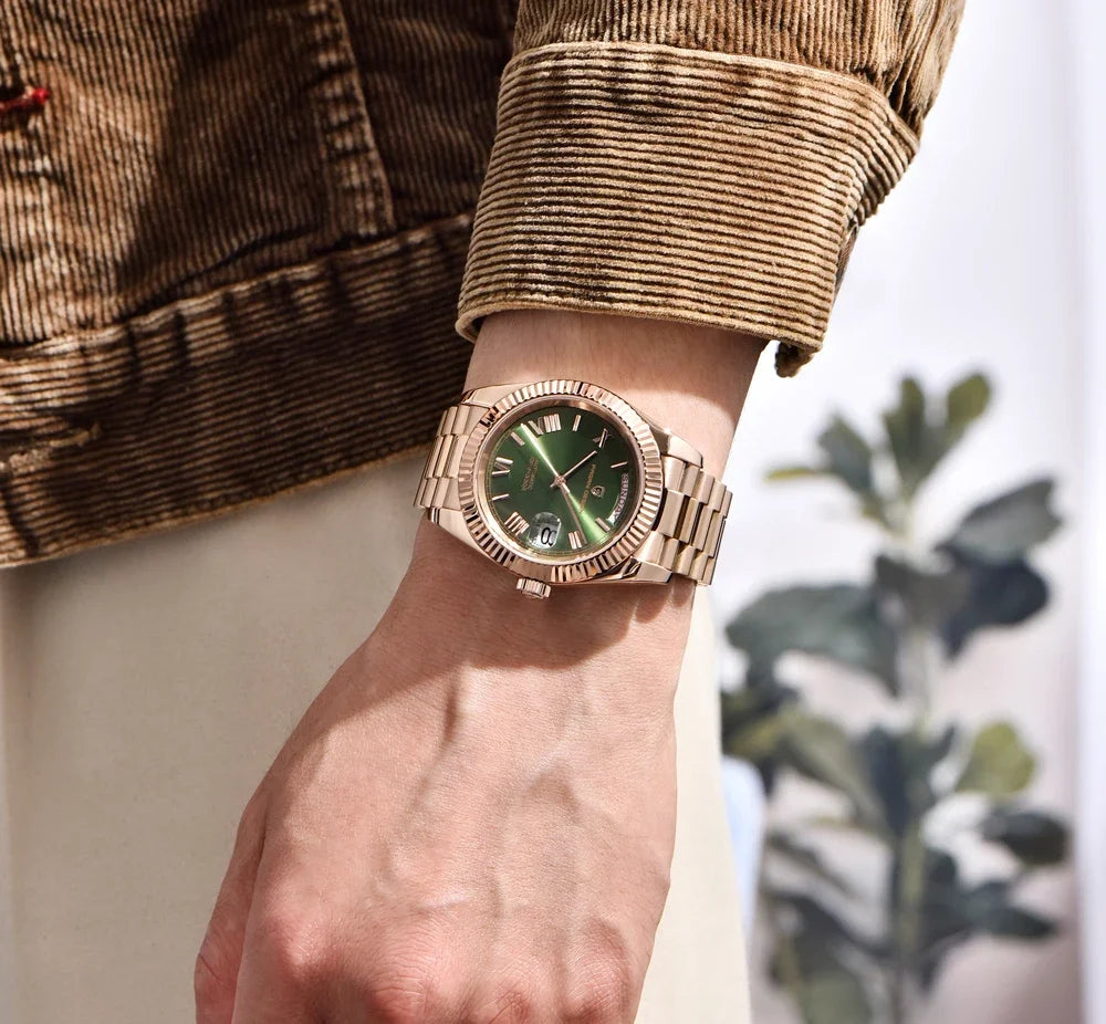 PAGANI DESIGN DD36 Men's Watches Rose Gold Luxury Automatic Watch For Men Mechanical Wristwatches Sapphire Mirror Clock Gift Man