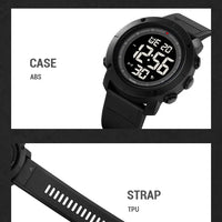 SKMEI 2122 Men's Electronic Watch Sports Waterproof Glow Electronic Watch Multi functional Student LED Watch Men's
