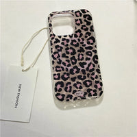 3D Luxury Leopard For Magsafe Grip Tok Phone Case for IPhone 17 16 15 13 Pro Max Wireless Charge Magnetic Stand Holder Cover