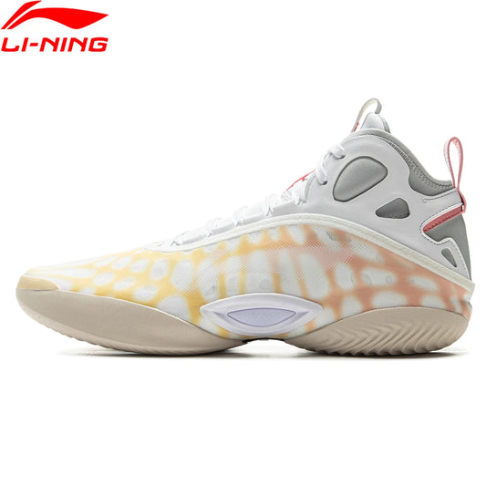 Li-Ning Men's YUSHUAI XIX Professional Basketball Shoes SYNCHRO-ADJUST SYSTEM LiNing Sports Competition Shoes Sneakers ABAV005