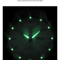 OLEVS Men's Watches Fashion Simple Calendar Week Luminous Waterproof  Steel Strap Man Watch Original Quartz Watches for Men 2929