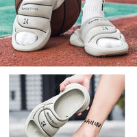 Slippers for men in summer  trendy for outdoor sports  dual purpose anti slip and odor resistant sandals basketball Slippers