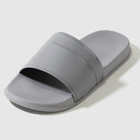 2024 New Summer Men's Solid Home Slides Casual Non Slip Open Toe Slides For Indoor Walking And Bathroom Shower