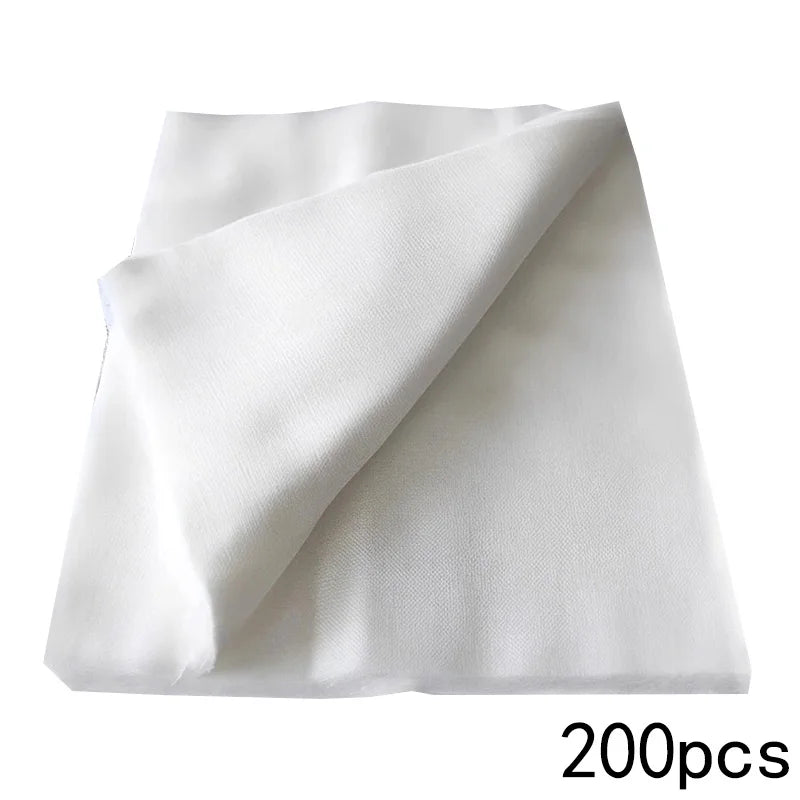 100pcs Spa Face Gauze Mask Paper Disposable Beauty Salon Special Gauze Skin Care Beauty Tool For DIY Seaweed Soft Mask Powder