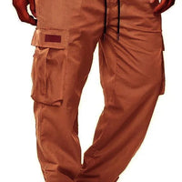 American style high street retro multi pocket workwear pants for men's new trendy loose straight leg versatile casual long pants - The Discount Plug