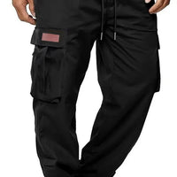 American style high street retro multi pocket workwear pants for men's new trendy loose straight leg versatile casual long pants - The Discount Plug