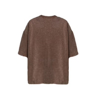 Bamboo Leaf Pattern Short Sleeve Heavy Fabric Acid Washed Men's T-shirt Men Woman Streetwear Oversized Loose Tops Summer Tees - The Discount Plug