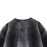 Bamboo Leaf Pattern Short Sleeve Heavy Fabric Acid Washed Men's T-shirt Men Woman Streetwear Oversized Loose Tops Summer Tees - The Discount Plug