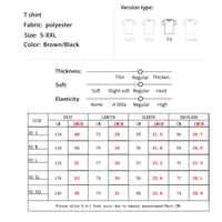 Bamboo Leaf Pattern Short Sleeve Heavy Fabric Acid Washed Men's T-shirt Men Woman Streetwear Oversized Loose Tops Summer Tees - The Discount Plug