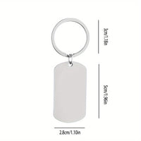 1pc, TO MY WIFE Valentine's Day Thanksgiving Military Card Creative Keychain, Backpack Pendant, Bag Charms, Birthday Gifts, Party Favors