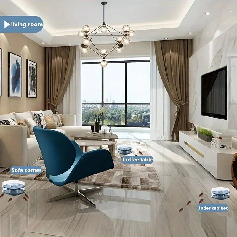 Efficient No - Bait Cockroach Trap - Reusable Insect & Pest Control Box for Roaches, Spiders, Ants Household Gadgets Catching Box - The Discount Plug