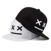 Fashion XX Smiling Face Embroidery Baseball Cap Cotton snapback Hats Adjustable Hip Hop Sport Hats Men Women Outdoor Sun hats - The Discount Plug