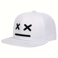 Fashion XX Smiling Face Embroidery Baseball Cap Cotton snapback Hats Adjustable Hip Hop Sport Hats Men Women Outdoor Sun hats - The Discount Plug