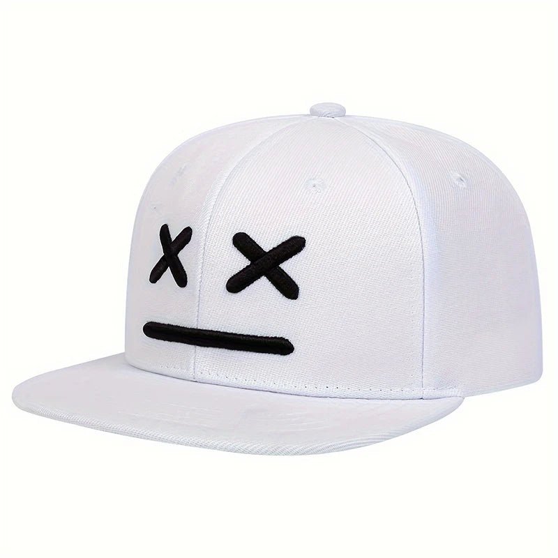 Fashion XX Smiling Face Embroidery Baseball Cap Cotton snapback Hats Adjustable Hip Hop Sport Hats Men Women Outdoor Sun hats - The Discount Plug