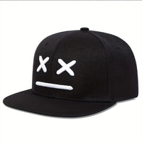 Fashion XX Smiling Face Embroidery Baseball Cap Cotton snapback Hats Adjustable Hip Hop Sport Hats Men Women Outdoor Sun hats - The Discount Plug