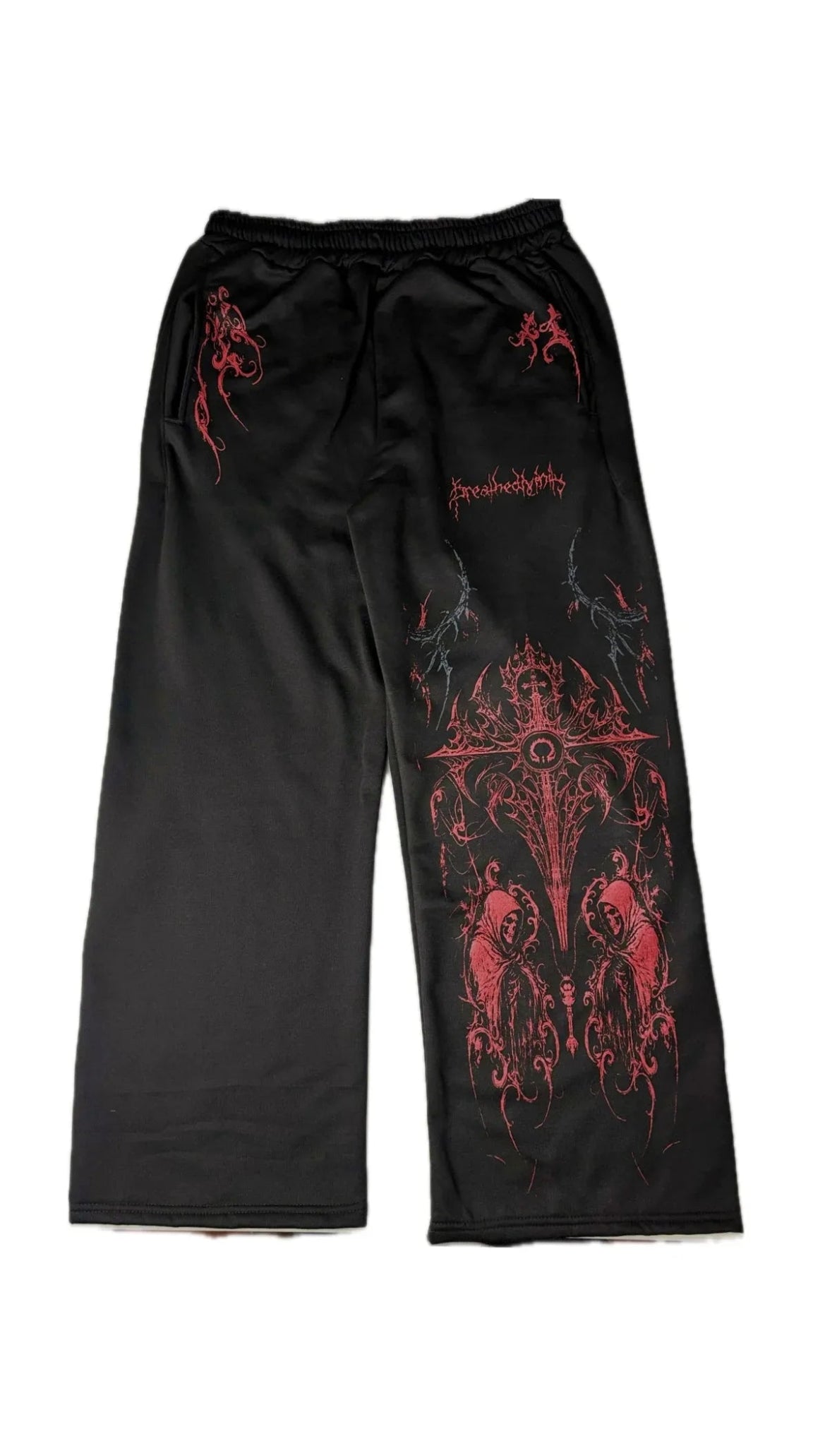 Fitness Sports Sweatpants High Street Fashion Hip Hop Retro Stripe Casual Straight Wide Pants Men Harajuku Y2K Fashion Pants - The Discount Plug