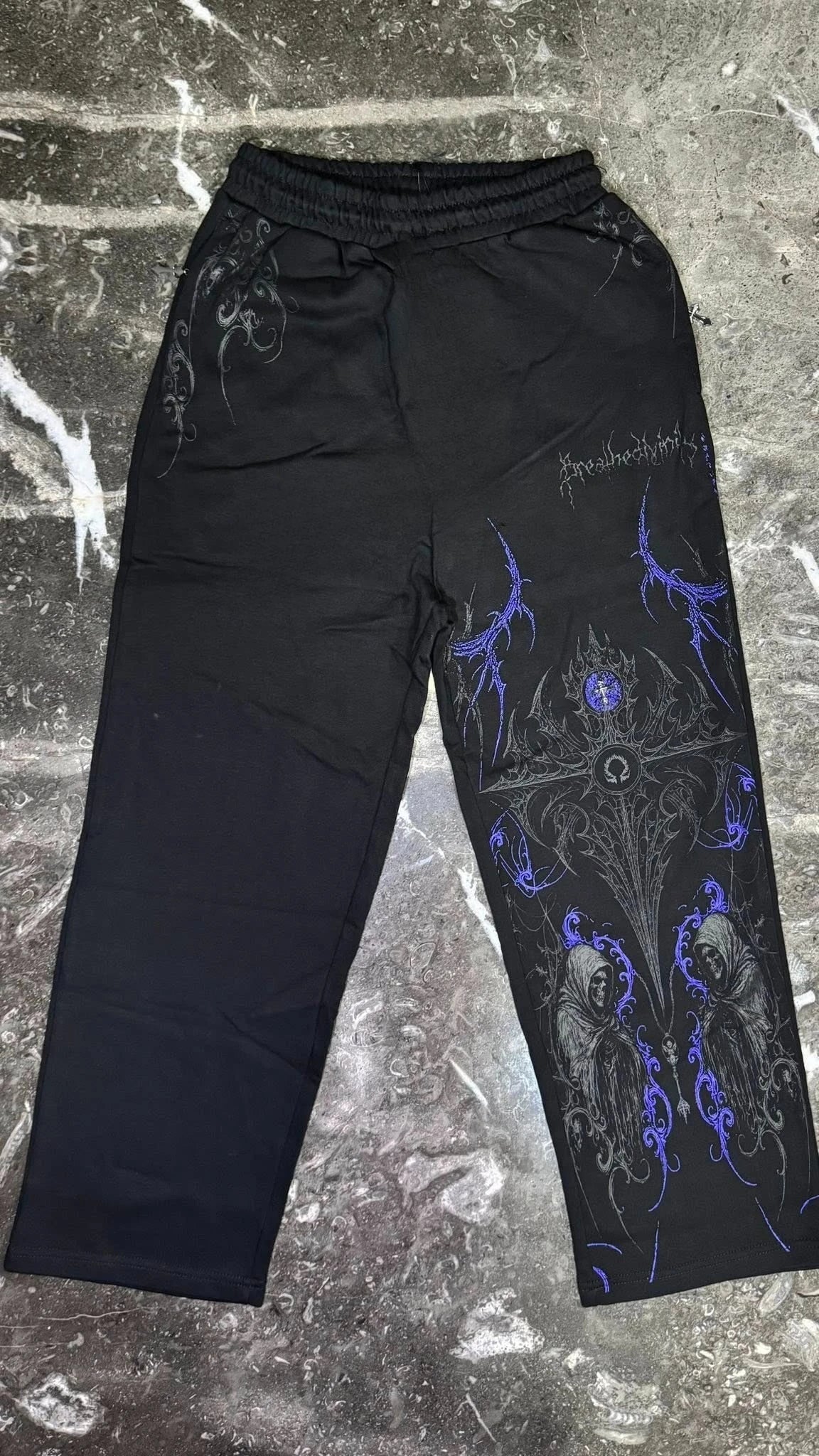 Fitness Sports Sweatpants High Street Fashion Hip Hop Retro Stripe Casual Straight Wide Pants Men Harajuku Y2K Fashion Pants - The Discount Plug