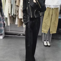 Korean version of the long - sleeved motorcycle jacket jacket women's spring and autumn new fashion temperament Joker suit collar - The Discount Plug