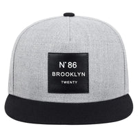 Men Women BROOKLYN Baseball cotton adjustable Snapback Hat Leather label N86 Hip Hop Caps Sun Hat Unisex Trucker Hats - The Discount Plug