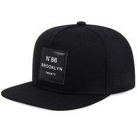 Men Women BROOKLYN Baseball cotton adjustable Snapback Hat Leather label N86 Hip Hop Caps Sun Hat Unisex Trucker Hats - The Discount Plug