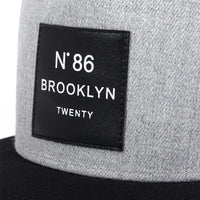 Men Women BROOKLYN Baseball cotton adjustable Snapback Hat Leather label N86 Hip Hop Caps Sun Hat Unisex Trucker Hats - The Discount Plug