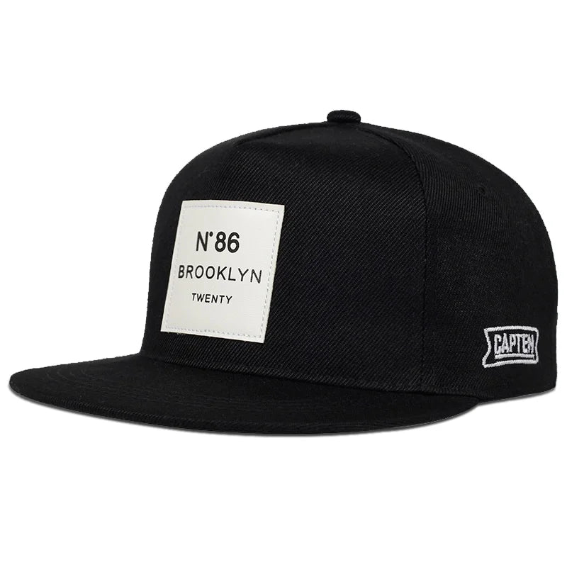 Men Women BROOKLYN Baseball cotton adjustable Snapback Hat Leather label N86 Hip Hop Caps Sun Hat Unisex Trucker Hats - The Discount Plug