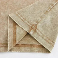 Men's T-shirt, pure cotton short - sleeved, men's T-shirt, washed, loose fit, pure cotton shirt - The Discount Plug