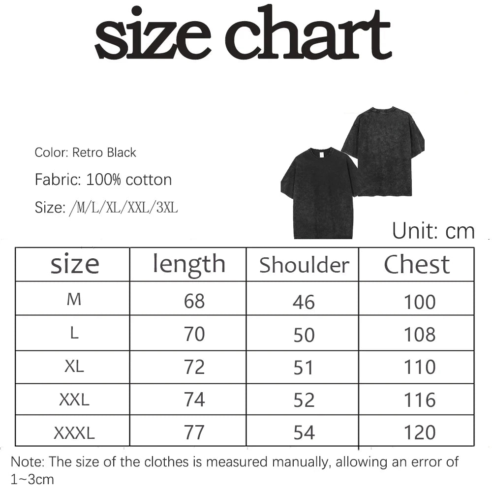 Men's T-shirt, pure cotton short - sleeved, men's T-shirt, washed, loose fit, pure cotton shirt - The Discount Plug