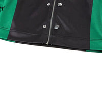 Nibber Hipster Patchwork Jacket Women Y2K Letter Print Hipster Uniform Street Single - Breasted Hipster Autumn Trend Zip Coats - The Discount Plug