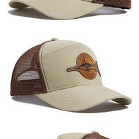 Shark Leather Label Men's Baseball Cap Casual 7 Panel Style Trucker Hat Fashion Hip Hop Mesh Caps Summer Women Visor Hats Unisex - The Discount Plug