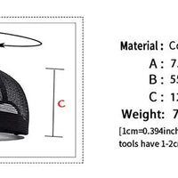 Shark Leather Label Men's Baseball Cap Casual 7 Panel Style Trucker Hat Fashion Hip Hop Mesh Caps Summer Women Visor Hats Unisex - The Discount Plug