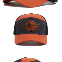 Shark Leather Label Men's Baseball Cap Casual 7 Panel Style Trucker Hat Fashion Hip Hop Mesh Caps Summer Women Visor Hats Unisex - The Discount Plug