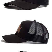 Shark Leather Label Men's Baseball Cap Casual 7 Panel Style Trucker Hat Fashion Hip Hop Mesh Caps Summer Women Visor Hats Unisex - The Discount Plug