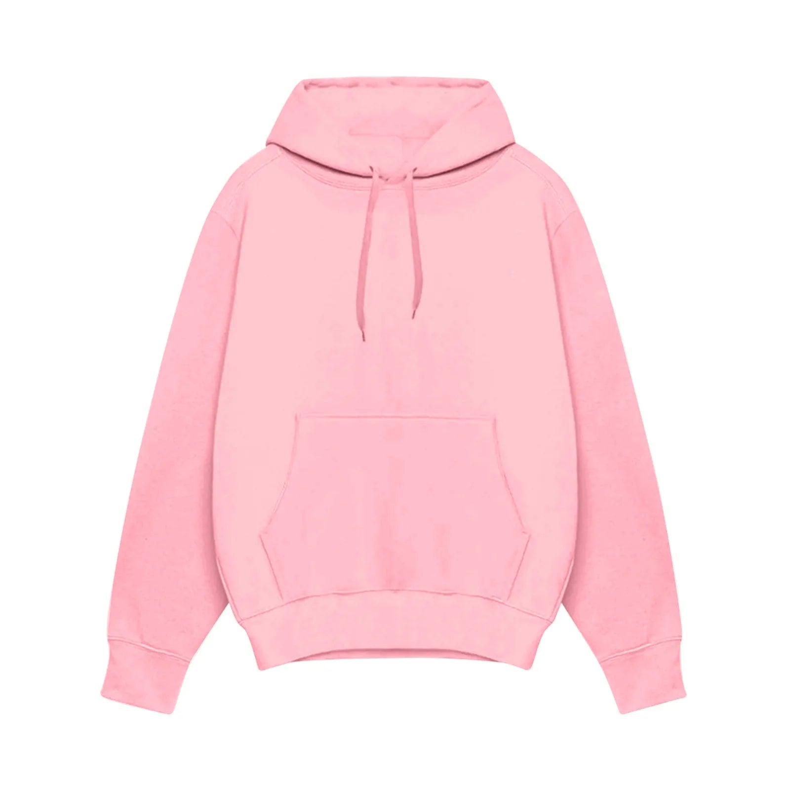 Solid Color Wool Hoodie Men'S And Women'S Long - Sleeved Sweater Loose Casual Warm Fashionable Comfortable Multi - Color Tops - The Discount Plug