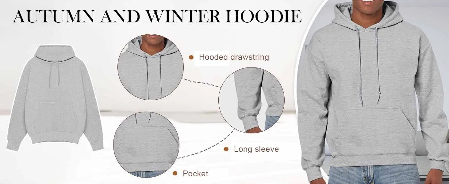 Solid Color Wool Hoodie Men'S And Women'S Long - Sleeved Sweater Loose Casual Warm Fashionable Comfortable Multi - Color Tops - The Discount Plug