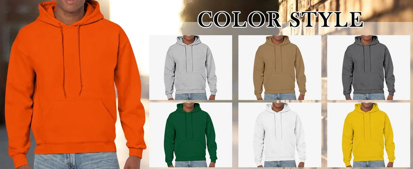 Solid Color Wool Hoodie Men'S And Women'S Long - Sleeved Sweater Loose Casual Warm Fashionable Comfortable Multi - Color Tops - The Discount Plug