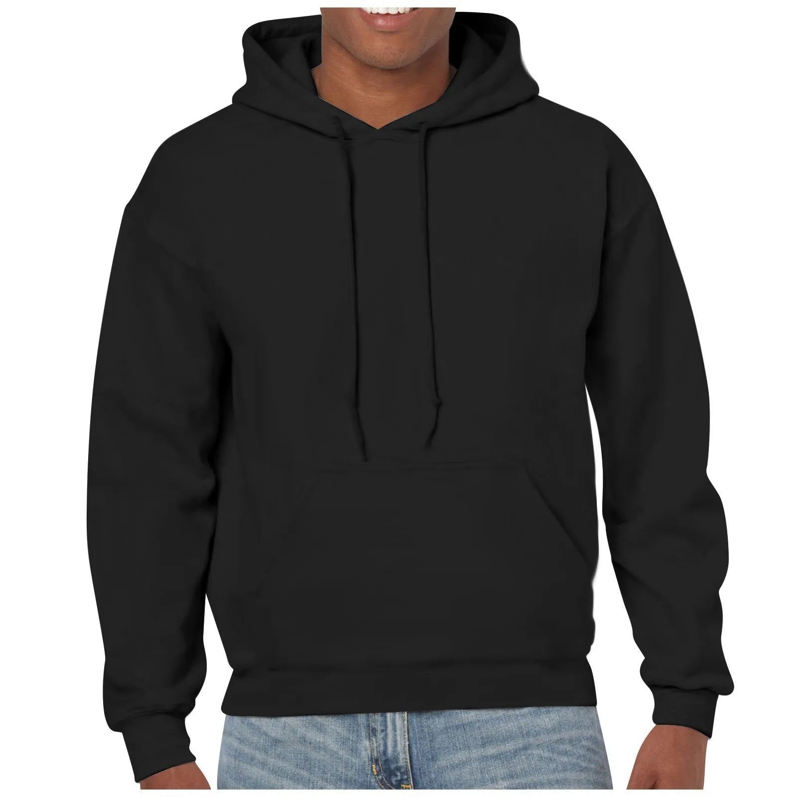 Solid Color Wool Hoodie Men'S And Women'S Long - Sleeved Sweater Loose Casual Warm Fashionable Comfortable Multi - Color Tops - The Discount Plug