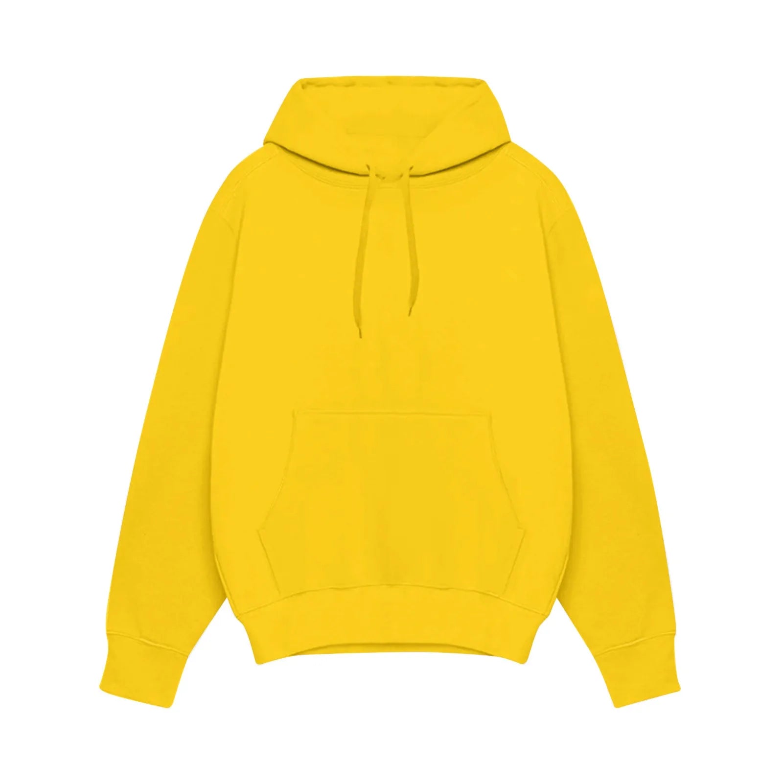 Solid Color Wool Hoodie Men'S And Women'S Long - Sleeved Sweater Loose Casual Warm Fashionable Comfortable Multi - Color Tops - The Discount Plug