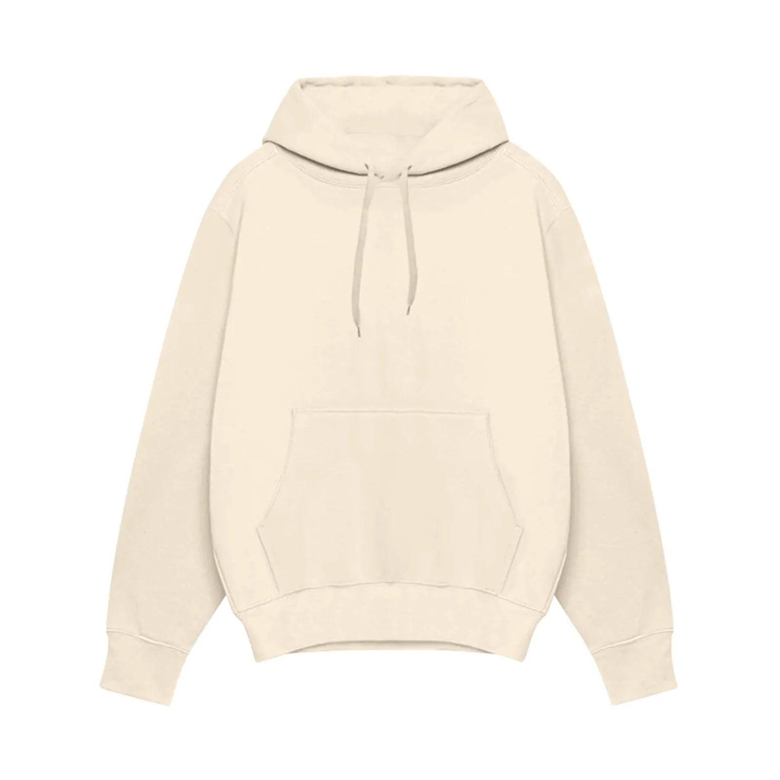 Solid Color Wool Hoodie Men'S And Women'S Long - Sleeved Sweater Loose Casual Warm Fashionable Comfortable Multi - Color Tops - The Discount Plug