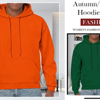 Solid Color Wool Hoodie Men'S And Women'S Long - Sleeved Sweater Loose Casual Warm Fashionable Comfortable Multi - Color Tops - The Discount Plug