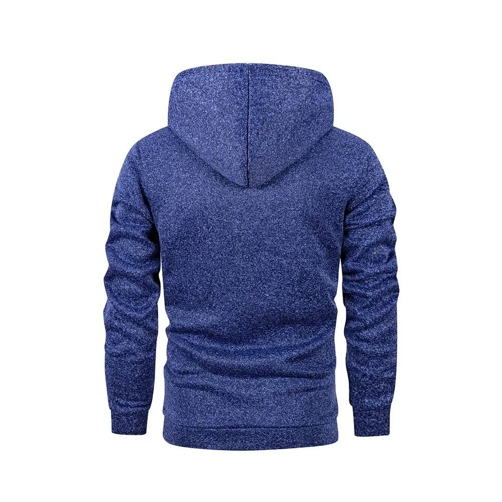 Sweatshirt New Spring Autumn Streetwear Fashion Outwear Men's Solid Color Hooded Hoodies Casual Loose Fleece Coats Men Clothing - The Discount Plug