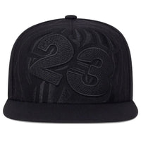 Unisex 23 Basketball Letter Embroidery Hip - hop Hats Outdoor Adjustable Casual Baseball Caps Sunscreen Hat - The Discount Plug