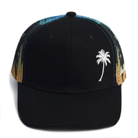 Unisex Adjustable Baseball Cap Coconut Tree Pattern Outdoor Summer Trucker Hat Streetwear Cap For Men And Women Snapback Hats - The Discount Plug