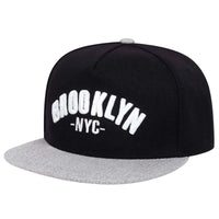 Unisex Brooklyn Embroidery Hip - hop Hats Outdoor Adjustable Casual Baseball Caps Sunscreen Hat - The Discount Plug