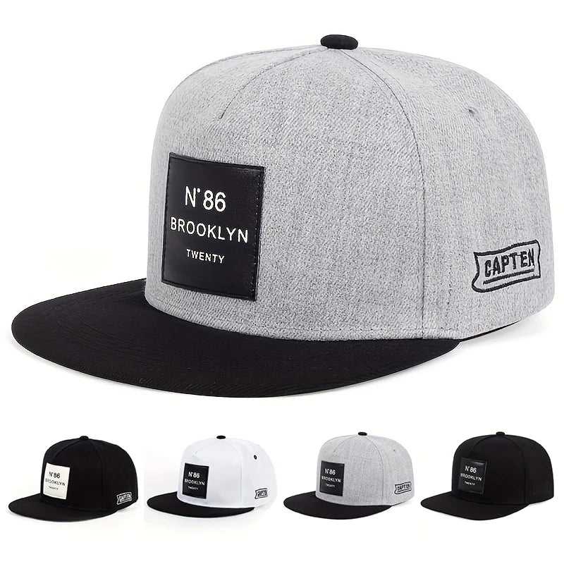 Unisex Brooklyn Print Label Embroidery Hip - hop Hats Outdoor Adjustable Casual Baseball Caps Sunscreen Hat Sports Golf Cap - The Discount Plug