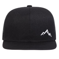 Unisex Mountain Embroidery Hip - hop Net Hats Spring Summer Outdoor Adjustable Casual Baseball Caps Sunscreen Hat - The Discount Plug