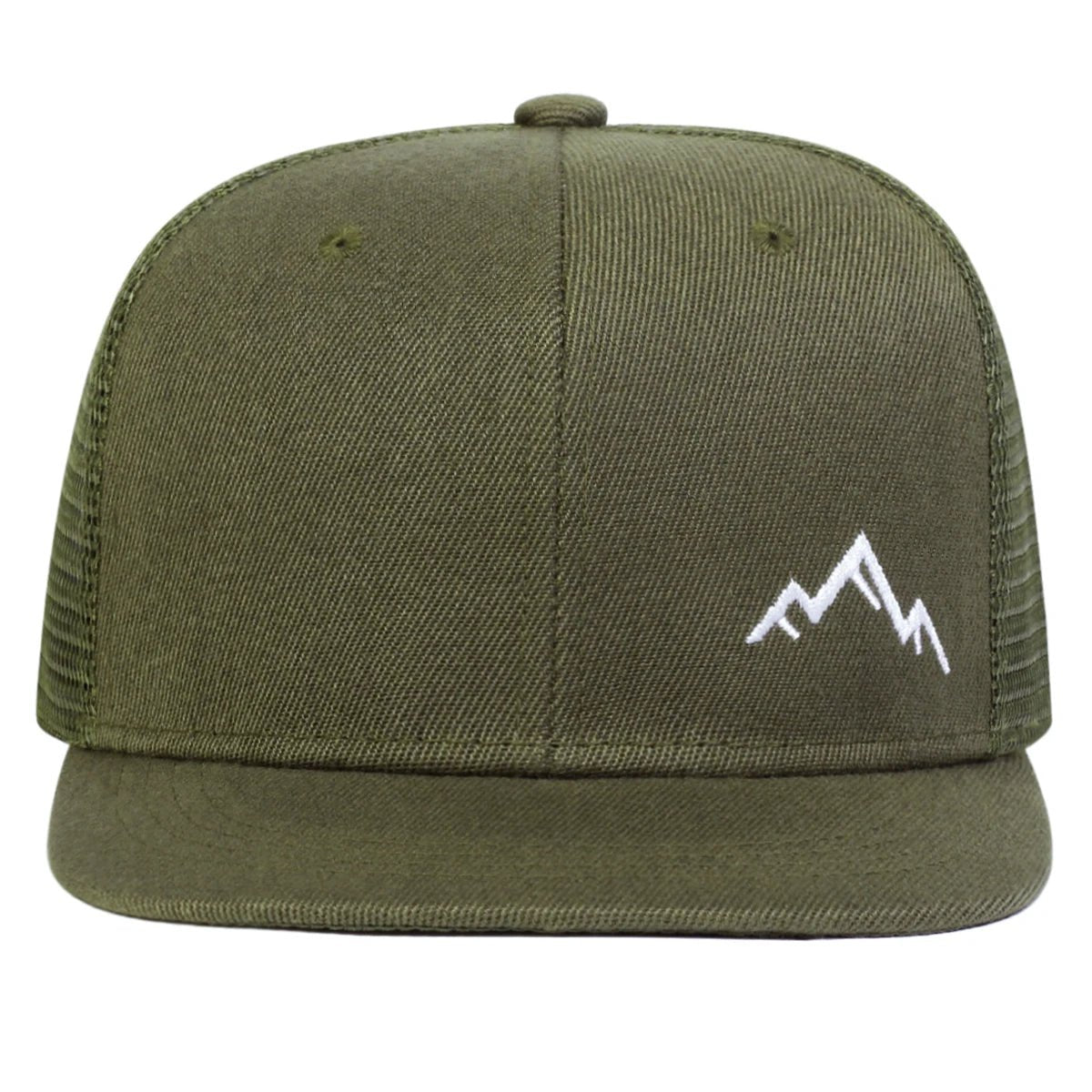 Unisex Mountain Embroidery Hip - hop Net Hats Spring Summer Outdoor Adjustable Casual Baseball Caps Sunscreen Hat - The Discount Plug
